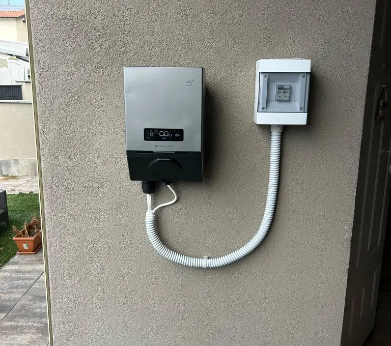 Installazione Wallbox smart EcoFlow Binasco eseguita da Elacus